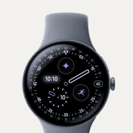 Google Pixel Watch 4, 45 мм, алюминиевый корпус Satin Moonstone / цвет ремешка Moonstone