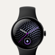 Google Pixel Watch 5, алюминиевый корпус Matte Black / цвет ремешка Obsidian (2-го поколения)