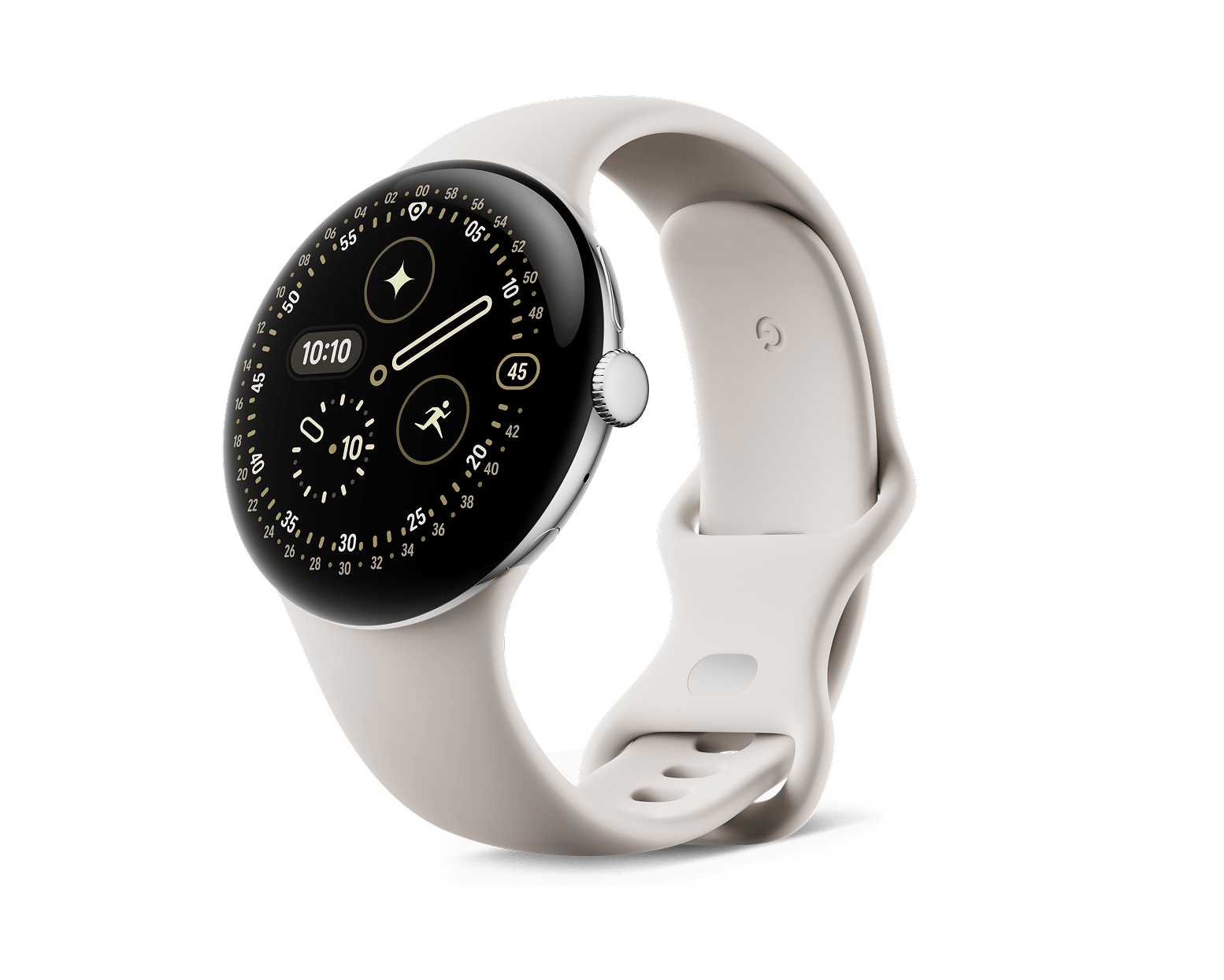Смарт-часы Google Pixel Watch 4 45mm porcelain