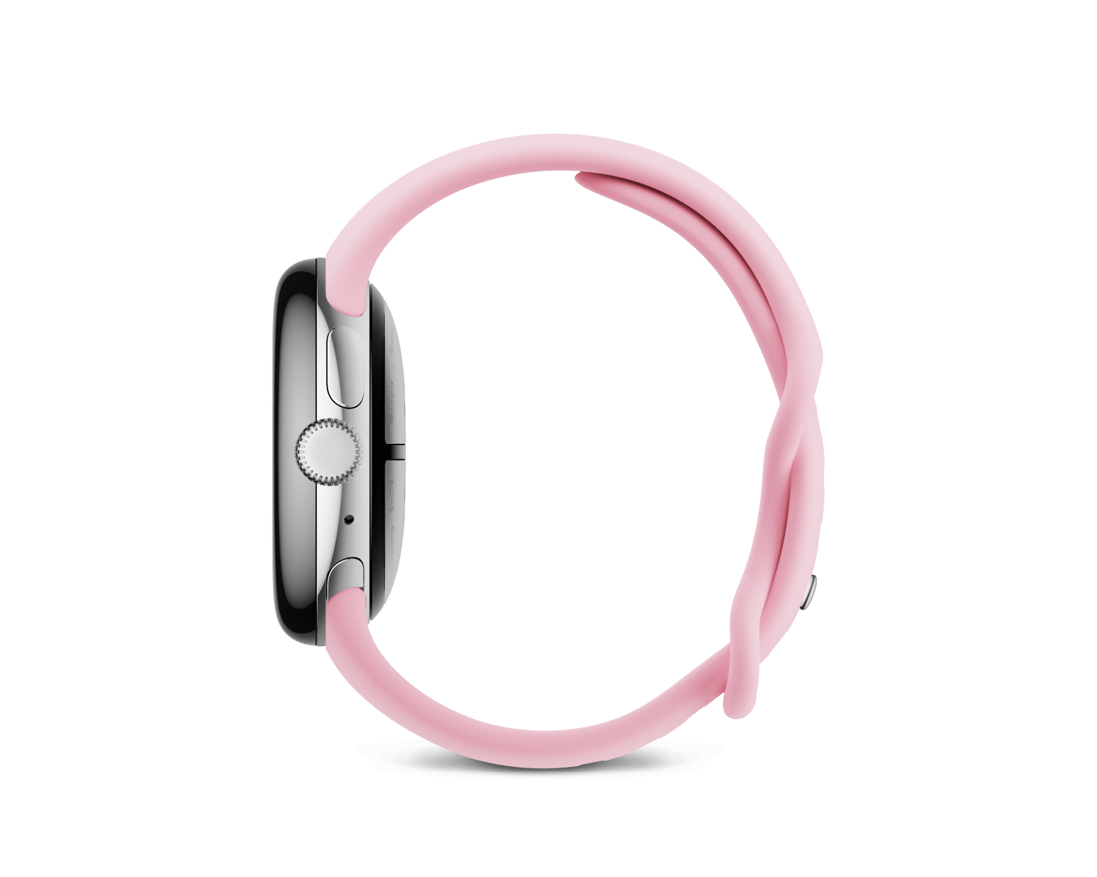 Смарт-часы Google Pixel Watch 3 41mm Polished Silver Aluminum Case / Rose Quartz Active Band